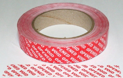 Bapna Temper Evident Void Tape Single Sided Security (Manual)(Set of 1, Red)