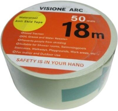 Visione Arc Single Side Handled Anti Skid Tape (Manual)(Set of 1, Green (Glow-in-the-Dark))