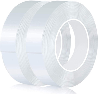 INVOSS sticky tape double side double side tape (Manual)(White)