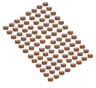 Ki Munik 3 Inch / 65 Mtr Packaging Self Adhesive Bopp Tape_143 For Shipping & Packing, Home, Office, Parcel & Industrial Use Premium Quality Brown Self Adhesive Bopp Tape (Manual)(Brown)