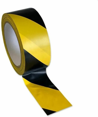 Singhal Industries Pvt Ltd Single Sided Self-Adhesive Floor Marking Tape 2 Inch 22 Mtr Floor Marking Tape (Manual)(Set of 1, Yellow)