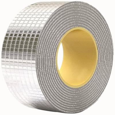 crockdile Aluminium tape Waterproof Aluminium Rubber Tape for Leakage Repair, Hot & Cold Temperature Aluminium Foil Tape, Perfect for Sealing, Leakage, Crack, Metal & Pipe Repair (Manual)(Set of 1, Silver) crockdile Aluminium tape Waterproof Aluminium Rubber Tape for Leakage Repair, Hot & Cold Temperature Aluminium Foil Tape, Perfect for Sealing, Leakage, Crack, Metal & Pipe Repair (Manual)(Set of 1, Silver)