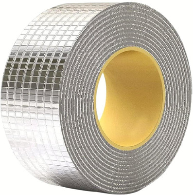 crockdile Aluminium tape Waterproof Aluminium Rubber Tape for Leakage Repair, Hot & Cold Temperature Aluminium Foil Tape, Perfect for Sealing, Leakage, Crack, Metal & Pipe Repair (Manual)(Set of 1, Silver) crockdile Aluminium tape Waterproof Aluminium Rubber Tape for Leakage Repair, Hot & Cold Temperature Aluminium Foil Tape, Perfect for Sealing, Leakage, Crack, Metal & Pipe Repair (Manual)(Set of 1, Silver)