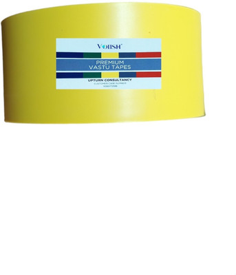 VOIISH Enhance vastu energy Portable solution 2inch Vastu Vinly Set of 1 Color Floor Tapes, Vastu Dosh Remedy (Manual)(Set of 1, Yellow)