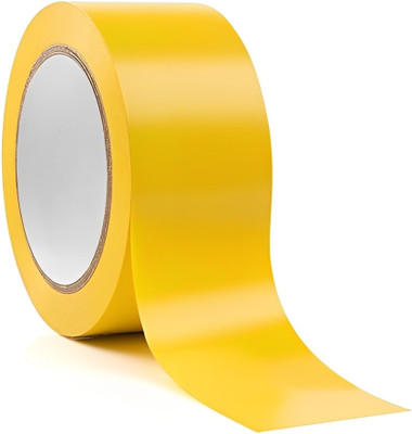 Bapna Single Sided Yellow Floor Marking Cello Tape (Manual)(Set of 1, Yellow)