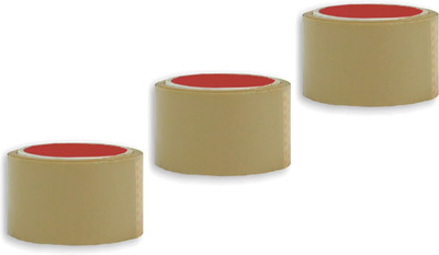 R K SALES Self Adhesive Handheld Single Side (Manual)(Set of 3, Brown)
