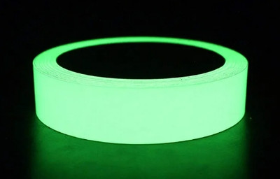 GlowTail Single Sided Handheld Night Glow Tape (Manual)(Green)