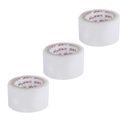 Ki Munik 3 Inch / 65 Mtr Packaging Self Adhesive Bopp Tape_164 For Shipping & Packing, Home, Office, Parcel & Industrial Use Premium Quality Tape_121 (Manual)(White)