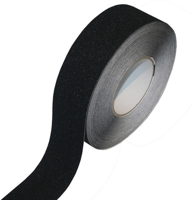 Bapna Single Side Coated Safety Anti Skid Tape (Manual)(Set of 1, Black)