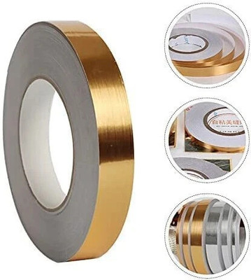 WUUP Waterproof Gap Sealing Tape golden tape 1 mm golden tape 1 mm (Manual)(Set of 1, gloden)