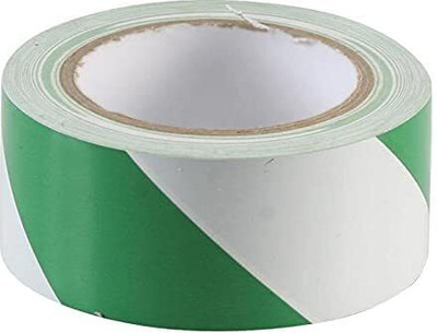SUPERMALL single side tape handled roll (Manual)(Set of 1, green and white)