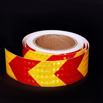 GL houuse Single Sided Anti Slip Tape Manual Anti Slip tape (Manual)(Set of 1, Yellow and Red)