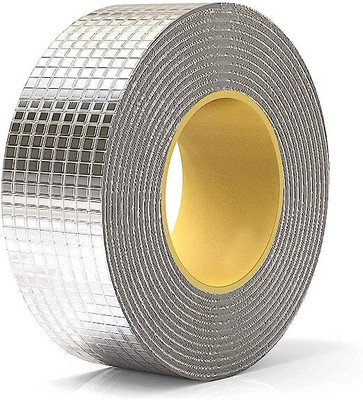 FSN Single Side Waterproof and Heat resistant Super Strong Butyl Sealant Sticky Tape Dispenser Dispenser Strong Butyl Sealant Sticky Tape Dispenser Aluminum Foil (Manual) (Manual)(Set of 1, Silver) FSN Single Side Waterproof and Heat resistant Super Strong Butyl Sealant Sticky Tape Dispenser Dispenser Strong Butyl Sealant Sticky Tape Dispenser Aluminum Foil (Manual) (Manual)(Set of 1, Silver)