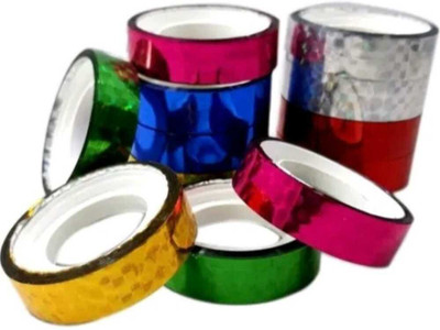 DHASRAM single sided NA cellotape (Manual)(Set of 12, Multicolor)