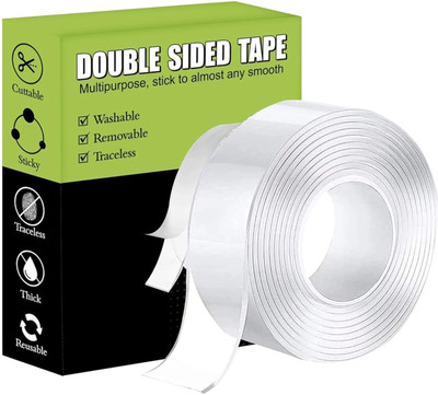 KANTHEE ENTERPRISE Double Sided Handheld Cello Tape (Manual)(Transparent)