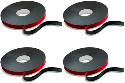 R K SALES Double sided Handheld Self adhesive (Manual)(Red)