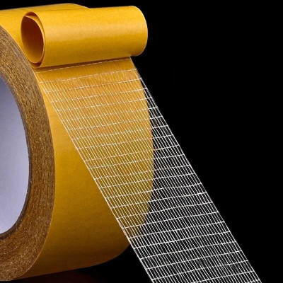 4MYL Double-Sided Carpet Tape, 5M Long, 5cm Wide – Non-Slip Adhesive for Carpets Easily Removable With No Residue Super Strong Sticky Non-Slip Waterproof Tape for Carpet (Manual)(Set of 1, White)