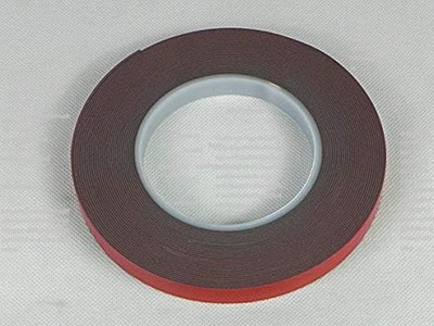 Truebond Double Sided VHB Tape/Acrylic Tape Premium Grade 0.8 mm Thick 12mm width 10 meter length Pack of 1 Acrylic Foam Tapes (Manual)(Set of 1, Red)