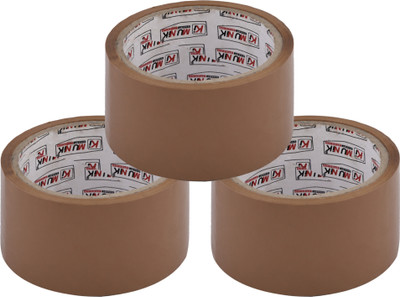 Ki Munik 2 Inch / 100 Mtr Packaging Self Adhesive Bopp Tape_630 High-Strength Packing Tape Rolls | E commerce Packaging Premium Quality Self Adhesive Bopp Tape (Manual)(Set of 3, Brown)