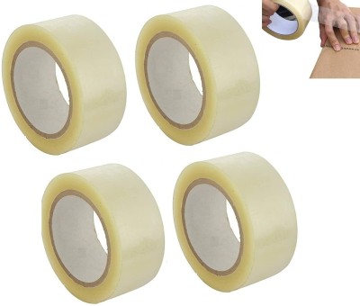 VIMAL WONDER 48 mm or 2 inch x 50 meters Self Adhesive Transparent tape (Manual)(Set of 4, Transparent)