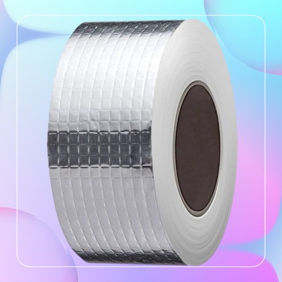 JINELZA Aluminium Foil Tape Manual Waterproof Foil Tape (Manual)(Set of 1, Silver)