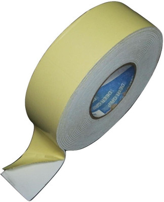 Bapna Double Sided White 2 mm thick Foam Tape (Manual)(Set of 1, White)