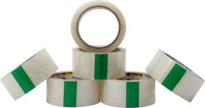 Dfix Transparent Packaging Cello Tape NO Transparent Tape (Manual)(Set of 6, Transparent)