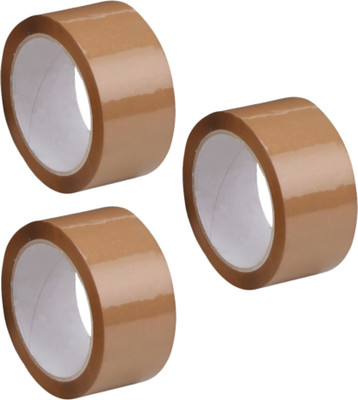 GRAVITY Single Sided Handheld Cello Tapes (Manual)(Set of 3, Brown)