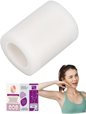 HETSHIV Silicon Sheets Wound Repair Scar Tape white (Manual)(Set of 1, White)
