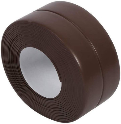 krishay enterprise Brown Waterproof Caulk Tape for Sink, Bathroom, Toilet Width – Self-Adhesive Mildew Resistant Sealant Strip Dispenser Water Proof Cello Tapes (Manual)(Set of 1, Brown)