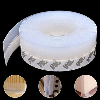 MBVTREADS Window Sealing Tapes Handle held Dispenser Dispenser Silicone Door Tape (Manual)(White)