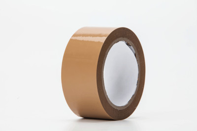 VenturoPack Premium Brown Self-adhesive Bopp Tape | For Packing & Sealing of Boxes, DIY things. Cello Tapes (Manual)(Set of 1, Brown)