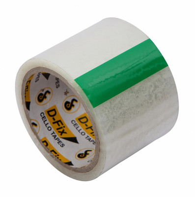 Dfix Single side HANDHELD Transparent Packaging Tape (Manual)(Set of 8, Transparent)