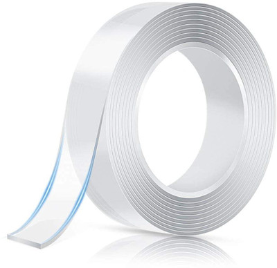 JE EXPORT Double Sided Strong Adhesive Tape NO Double Sided Strong Adhesive Tape (Manual)(Set of 1, White)