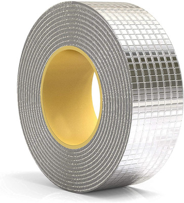 NIMYANK Foil Tape Medium Foil Tape (Manual) (Set of 1, Silver) 5 m Butyl Tape(Silver Pack of 1)