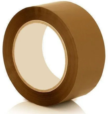 Ondesk Essentials BOPP Brown Tape 42 Microns 2Inches X 65Mtr Handheld BOPP Brown Tape (Manual)(Set of 1, Brown)