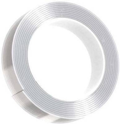 DeoDap Double sided Tape Dispenser 3 meter Double sided Tape Dispenser (Manual)(Set of 1, White)