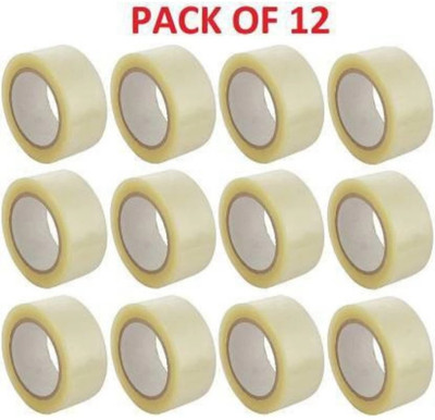 RUPESH Single side adhesive tap Bopp cello tap 65mtr 1 (Manual)(Set of 12, No)