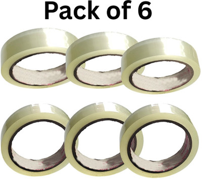SHIVA TRADERS Transparent Small Transparent (Manual)(Set of 6, White)