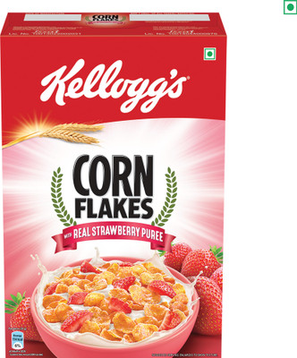Kellogg's Corn Flakes with Real Strawberry Puree Box(300 g)