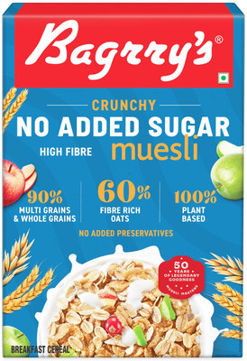 Bagrry's No Added Sugar Crunchy Muesli Box(500 g)