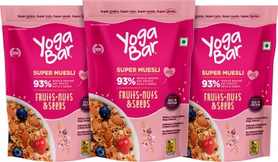 Yogabar Fruits, Nuts & Seeds Muesli Pouch(3 x 0.5 kg)