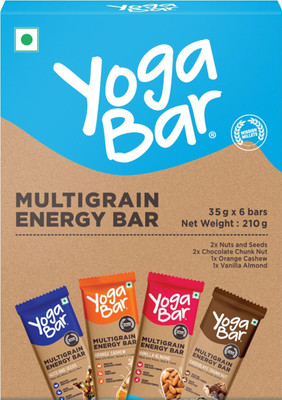 Yogabar Multigrain energy bar variety Box(210 g)