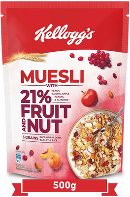 Kellogg's Kelog Museli Fruit & Nut 500 gm Pouch Pouch(500 g)