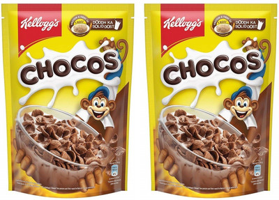Kellogg's Chocos 385 Gram pack Of 2 Pouch(2 x 385 g)