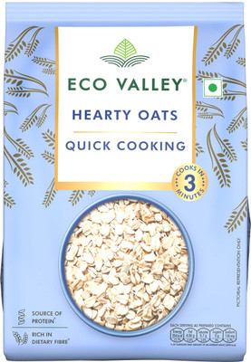 Eco Valley Quick Cooking Hearty Oats Pouch(1 kg)