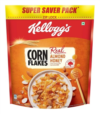 Kellogg's by Kell1 Corn Flakes Real Almond Honey Pouch(999 g)