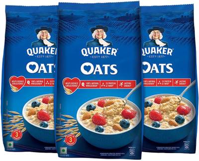 Quaker Oats (3 x 1kg) Pouch