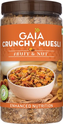 GAIA Crunchy Muesli Fruit and Nut 1 kg Jar Plastic Bottle(1 kg)