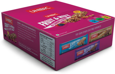 UNIBIC Fruit and Nut Snack Bar Box(360 g)